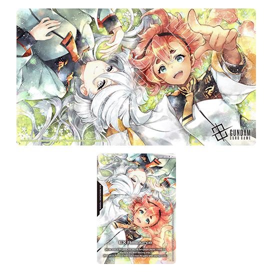 BANDAI　NAMCO　ENTERTAINMENT　FESTIVAL2019 Official Playmat & Card Set Suletta & Miorine | BANDAI CARD