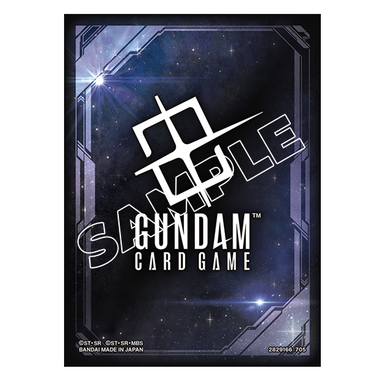 GUNDAM CARD GAME Official Card Sleeves EX Space Black