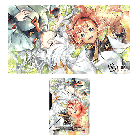 GUNDAM CARD GAME Official Playmat & Card Set Suletta & Miorine