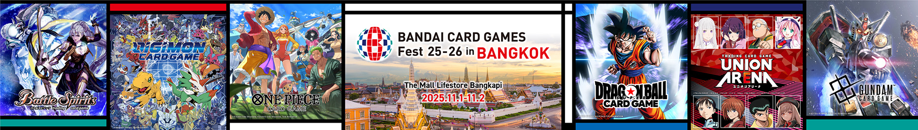 BANDAI CARD GAMES Fest 25-26 in BANGKOK