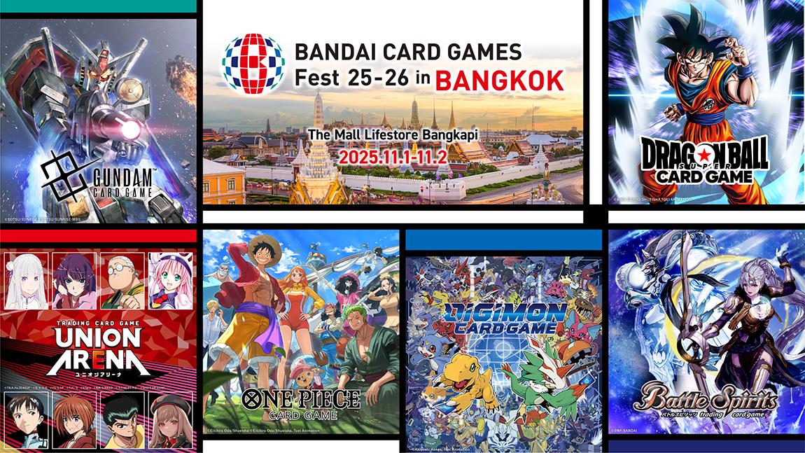 BANDAI CARD GAMES Fest 25-26 in BANGKOK