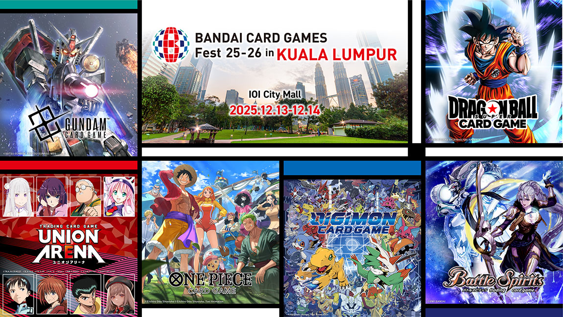 BANDAI CARD GAMES Fest 25-26 in KUALA LUMPUR