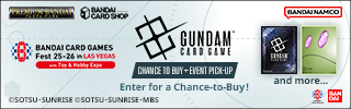 GUNDAM CARD GAME Chance to Buy and Event Pick-Up