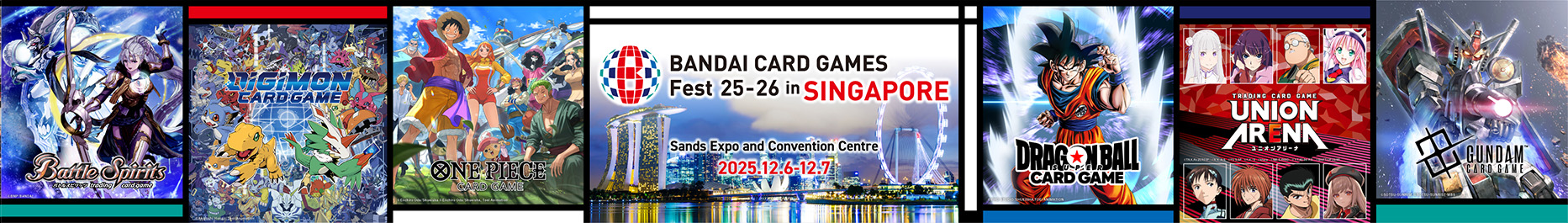 BANDAI CARD GAMES Fest 25-26 in SINGAPORE