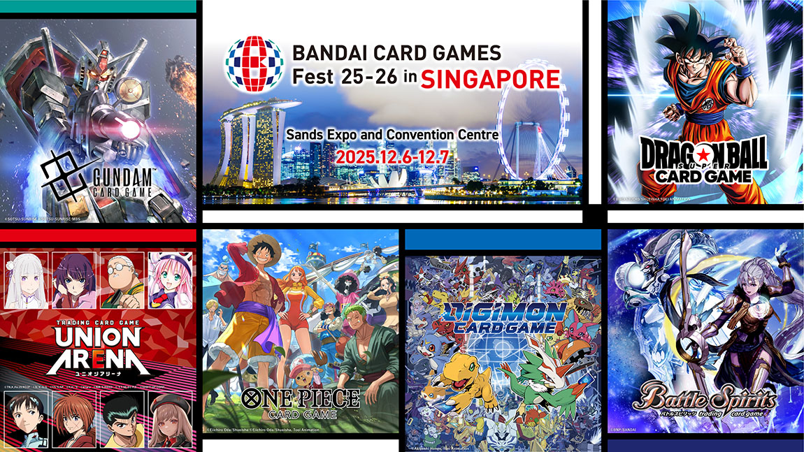 BANDAI CARD GAMES Fest 25-26 in SINGAPORE