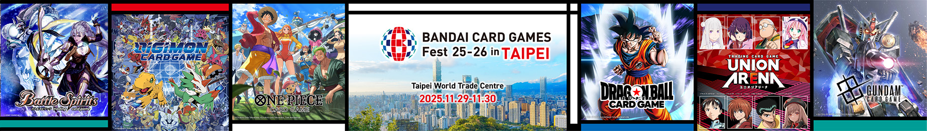 BANDAI CARD GAMES Fest 25-26 in TAIPEI