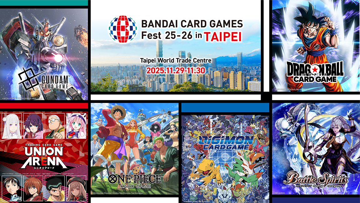 BANDAI CARD GAMES Fest 25-26 in TAIPEI