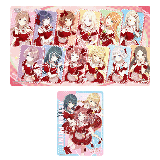 Playmat & Action Point Cards Set THE IDOLM@STER Gakuen
