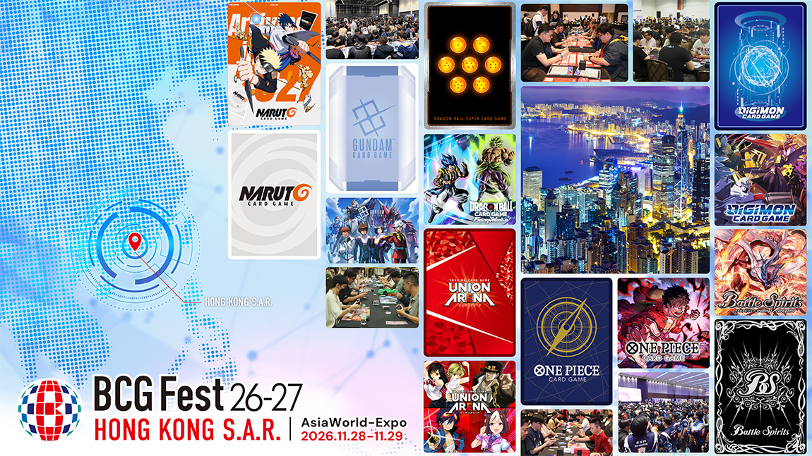 BANDAI CARD GAMES Fest 26-27 in HONGKONG