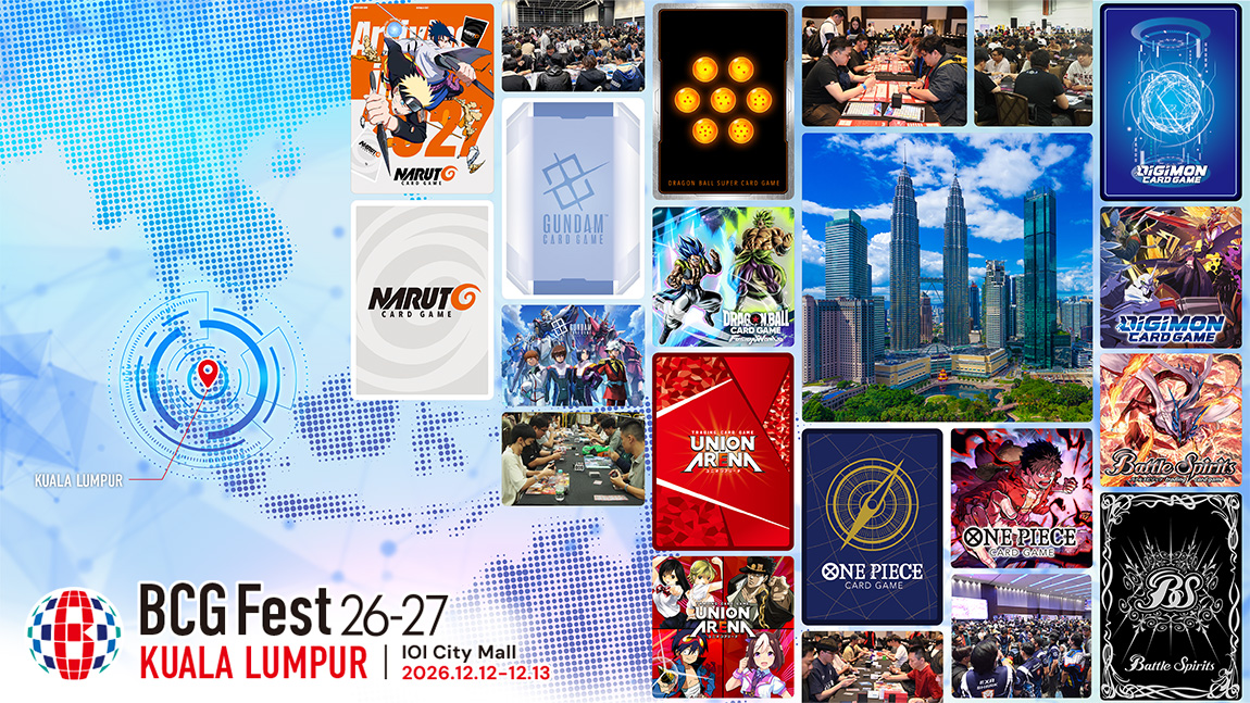 BANDAI CARD GAMES Fest 26-27 in KUALA LUMPUR